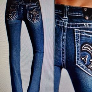 Miss Me Embellished Fleur Boot Cut Jeans